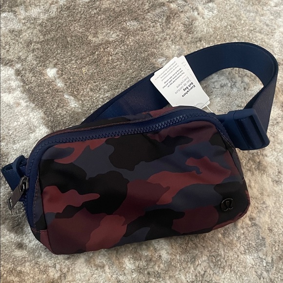 lululemon athletica Handbags - lululemon athletica Camouflage Belt Bag - Blue and Black